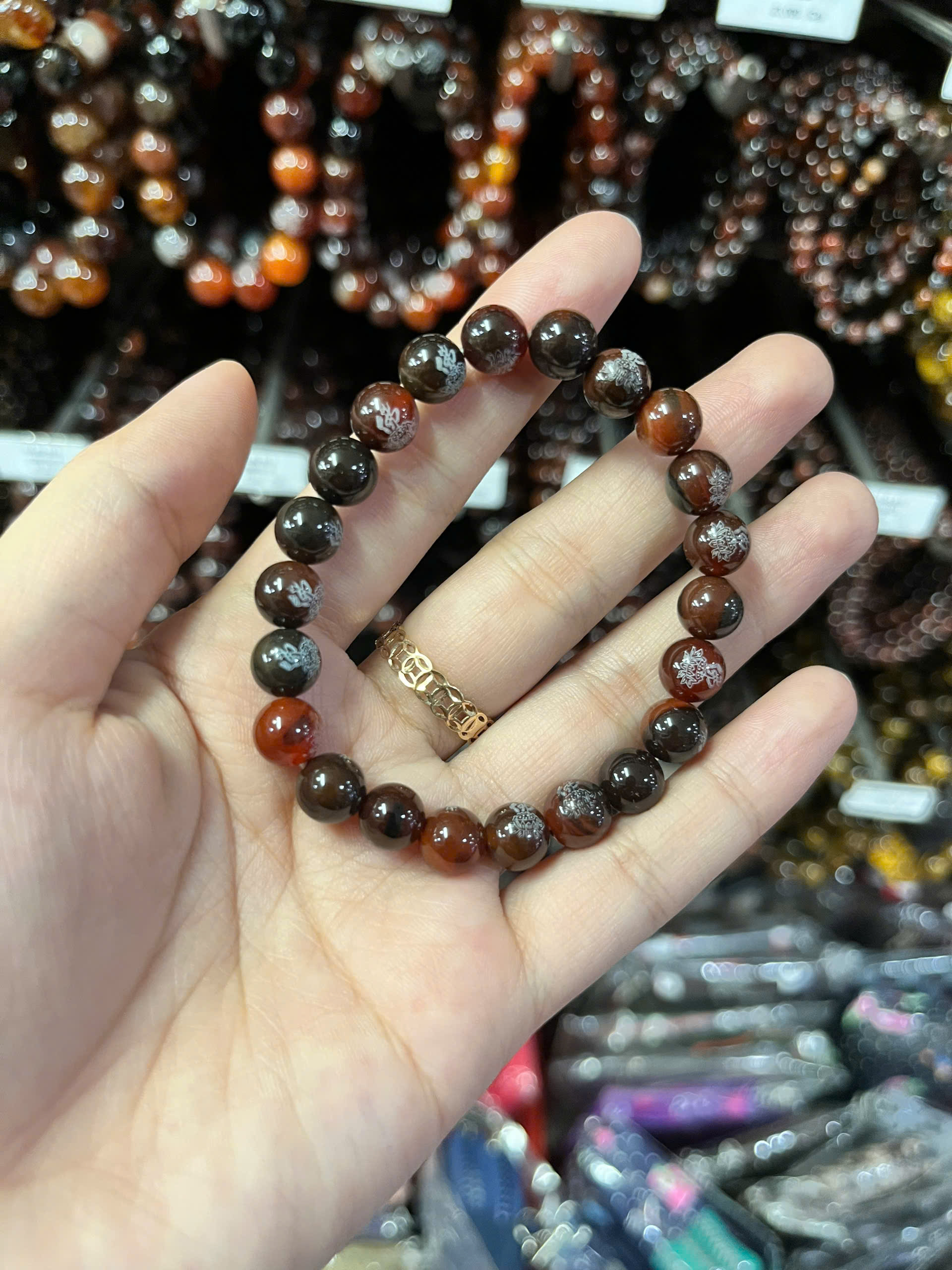 Chuỗi não sen bông 8 li