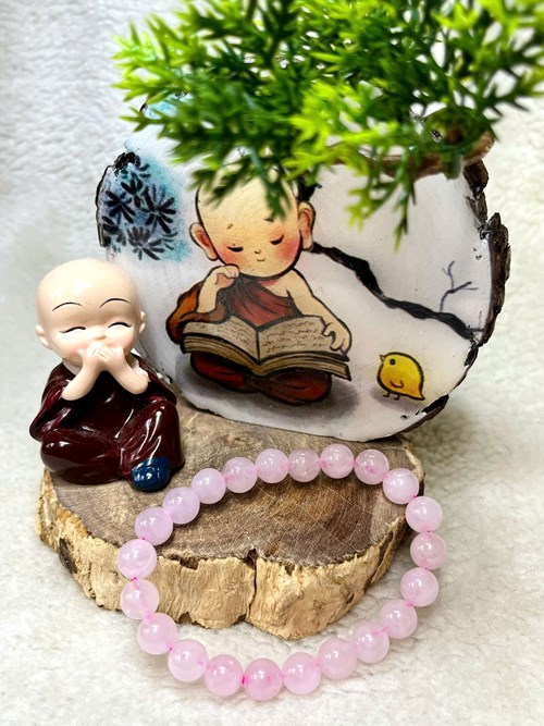 Chuỗi thạch anh hồng 8 li