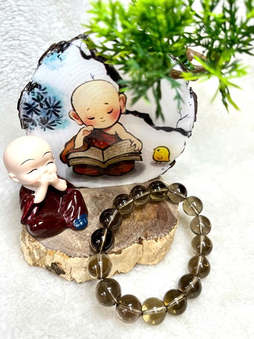 Chuỗi thạch anh khói 12 li