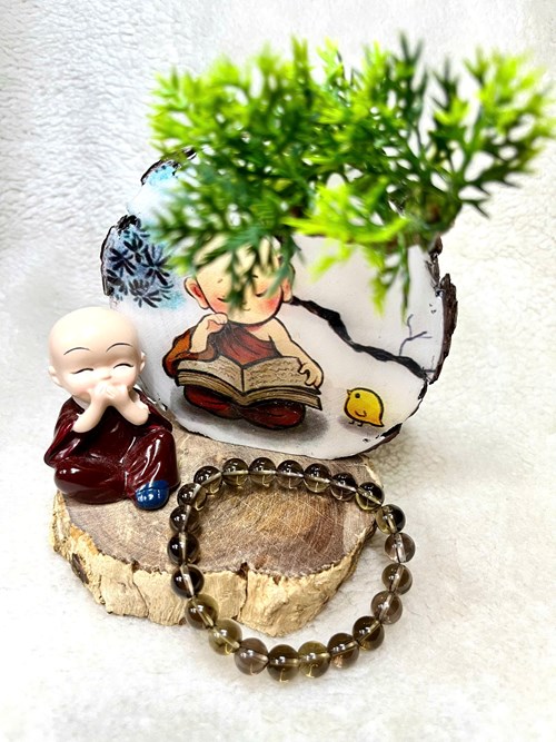 Chuỗi thạch anh khói 8 li