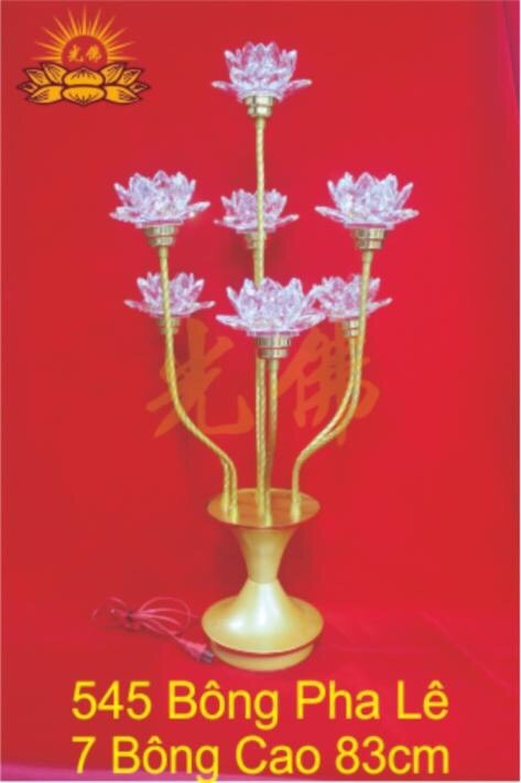 Đèn pha lê 7 Bông 545