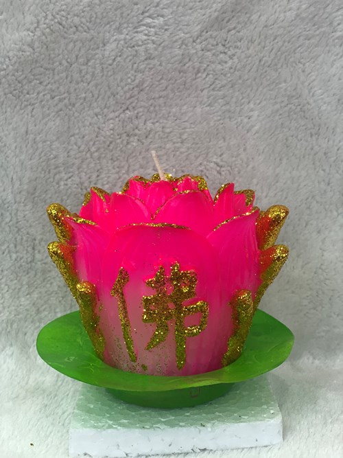 Đèn cầy sen bàn tay phật 65-60