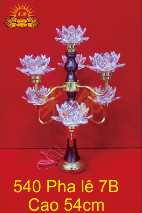 Đèn pha lê 7 bông 540