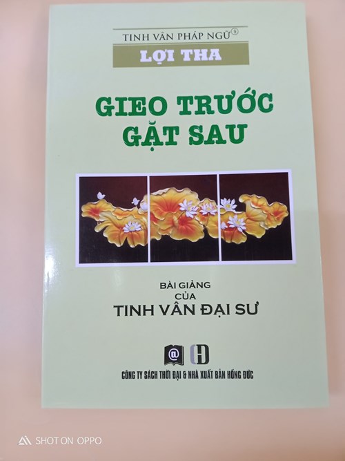 Gieo trước gặt sau