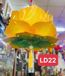lồng đèn hoàng liên LD22 vàng