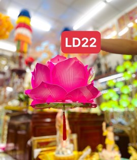 lồng đèn hoàng liên LD22 hồng