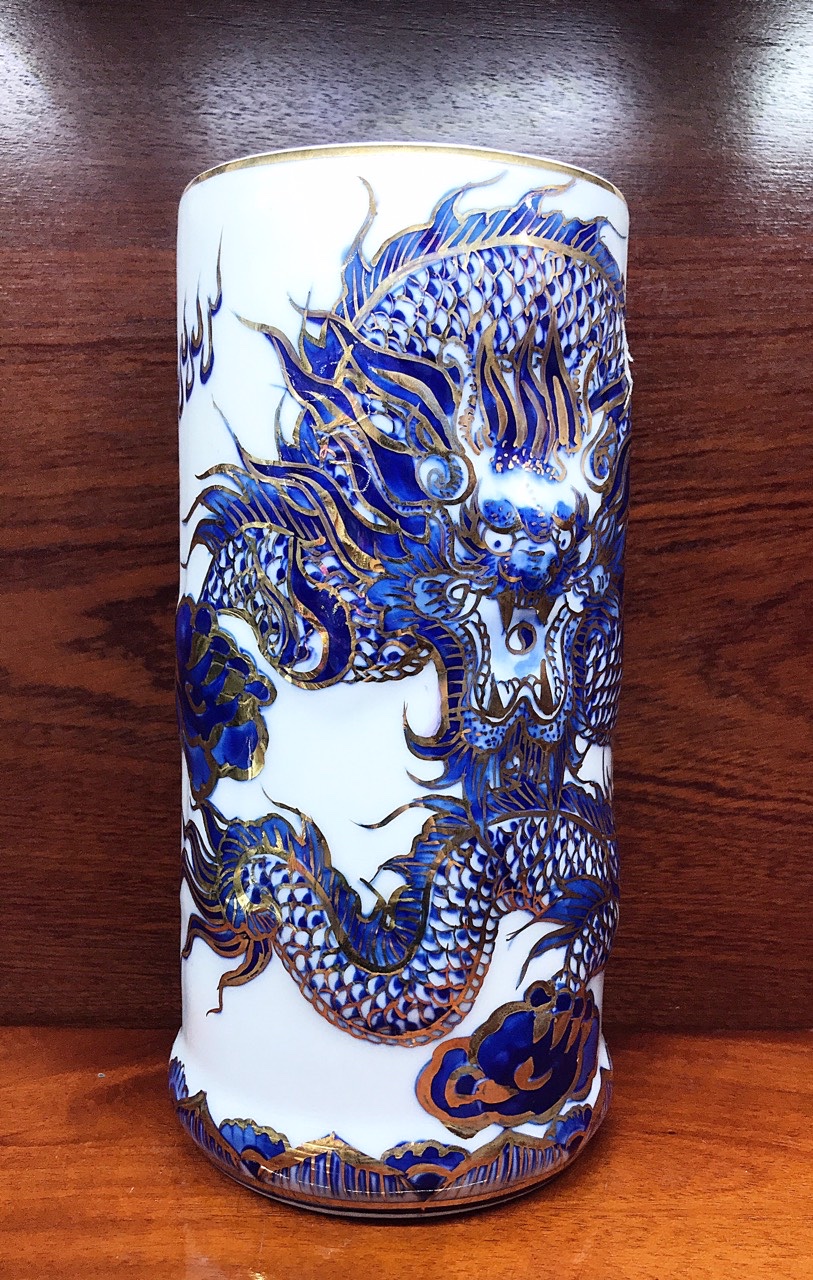 Ống Hương Vàng Nổi Lam Đại