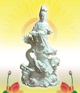 Quan Âm đứng rồng