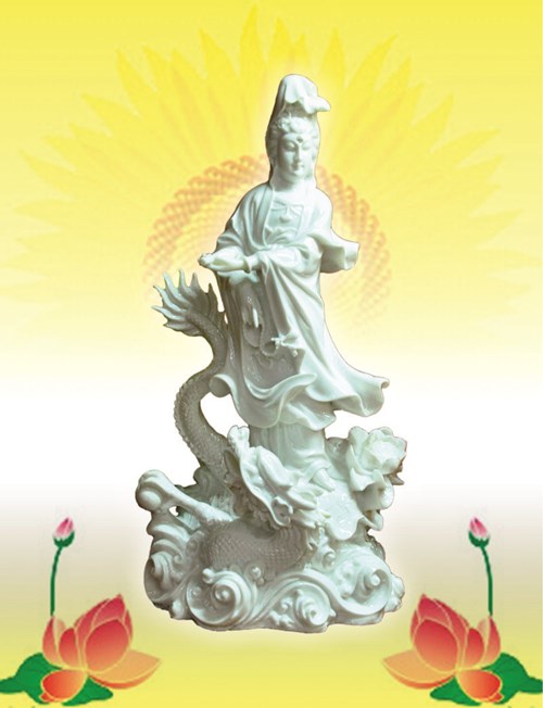Quan Âm đứng rồng