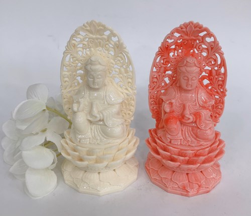 Quan Âm Giả Ngà Ngồi Sen