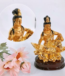 Quan âm ngồi thuyền xi vàng XV12