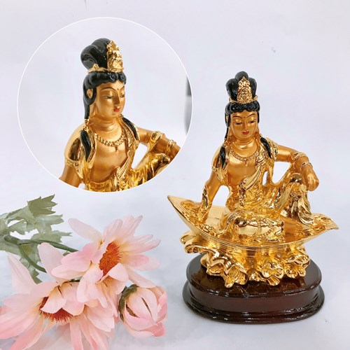 Quan âm ngồi thuyền xi vàng XV12