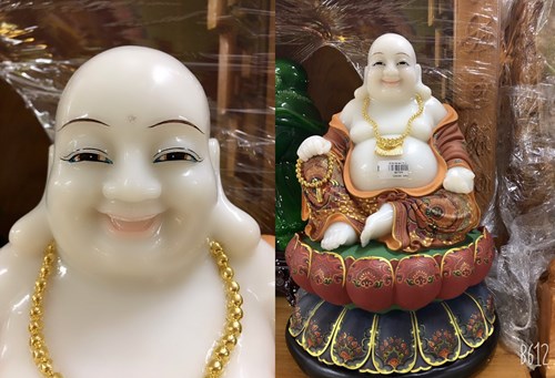 Tượng di lặc tòa sen 