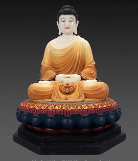 Tượng Phật Tổ màu cổ 26in