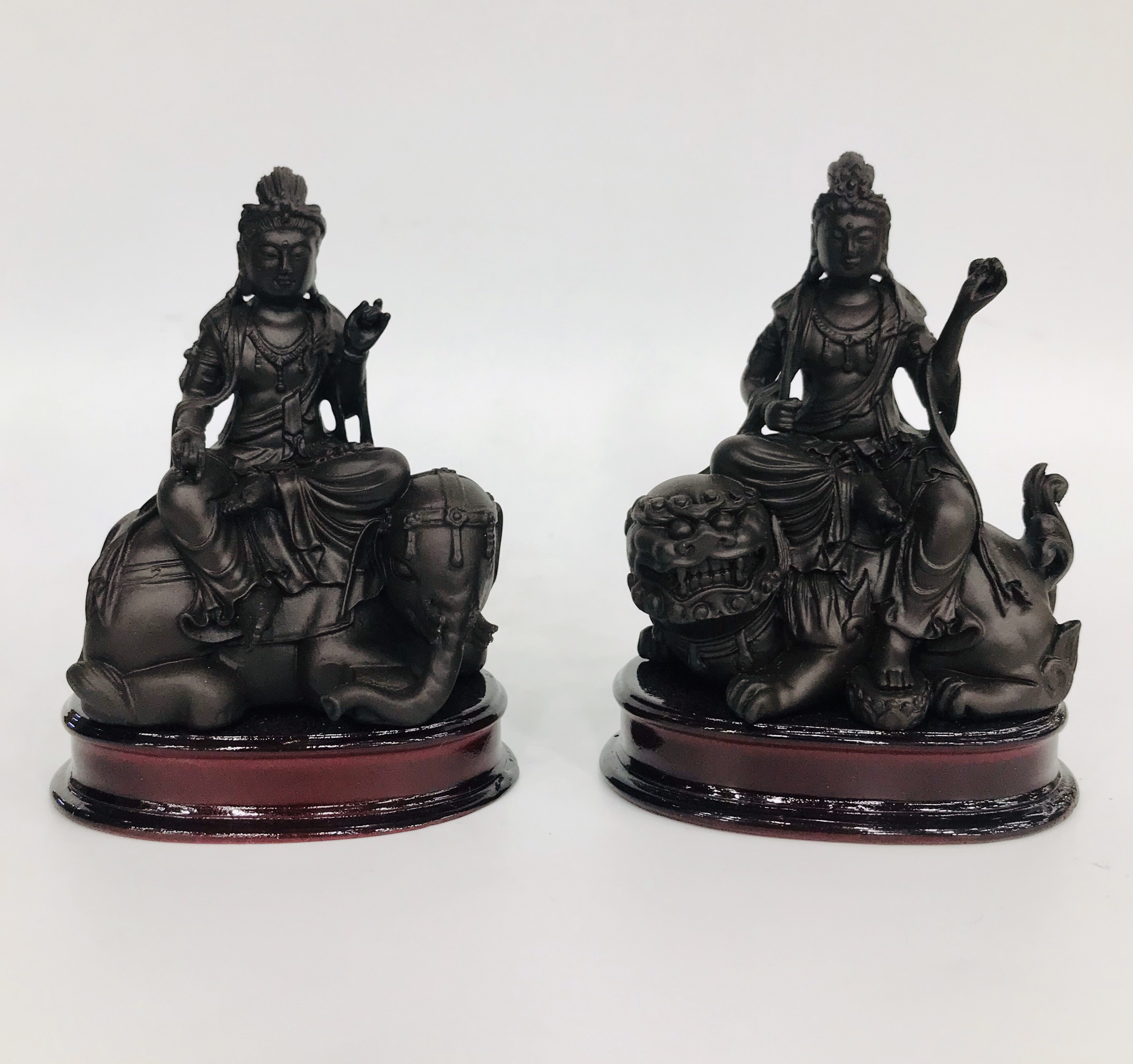 Tượng Văn Thù + Phổ Hiền QA04