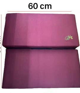 Tọa cụ gấp 5 cm 30*60 đỏ đô
