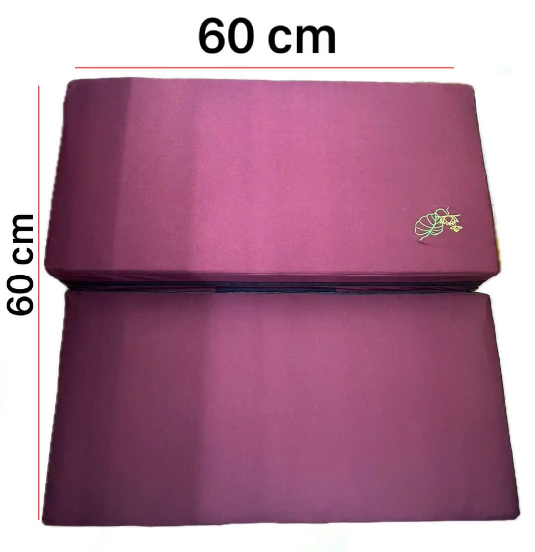 Tọa cụ gấp 5 cm 30*60 đỏ đô