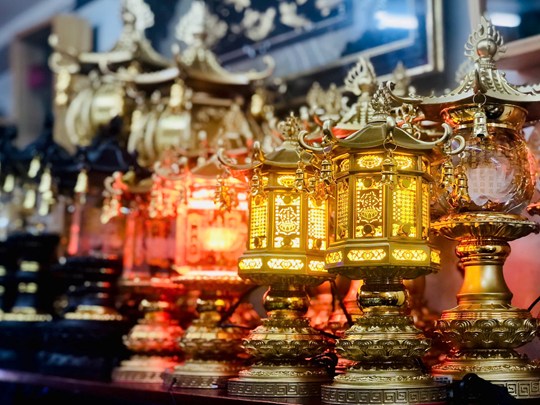 ĐÈN ĐIỆN ( PHA LÊ, QUẢ CẦU, TRÁI ĐÀO, PHÚ QUÝ )