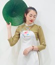 Áo Dài Linen Thêu