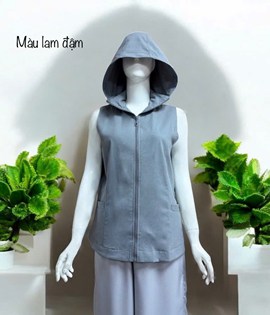 Áo khoác nón linen