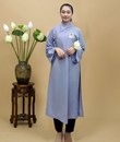 Áo Tràng Hoa Sen Siu