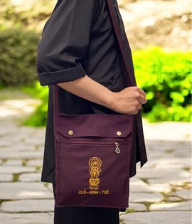 Túi hộp giới định tuệ kaki 3 ngăn