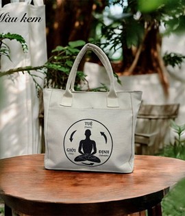 Túi xách giới định tuệ kem