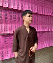 Xẻ trụ nam linen