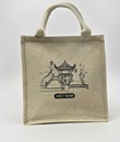 Túi xách canvas họa tiết Chùa Một Cột 31*31