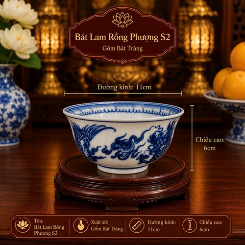 Bát Lam Rồng Phượng Số 2
