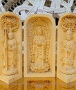 Hộp Gỗ 3 Mặt Phật Nhỏ ( địa tạng- di đà- quan âm)