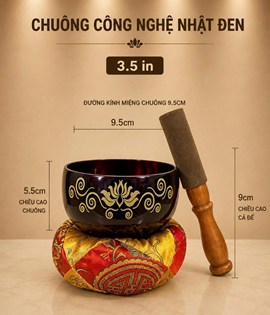 Chuông Nhật Đen 3.5in