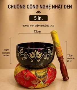Chuông Nhật Đen 5in