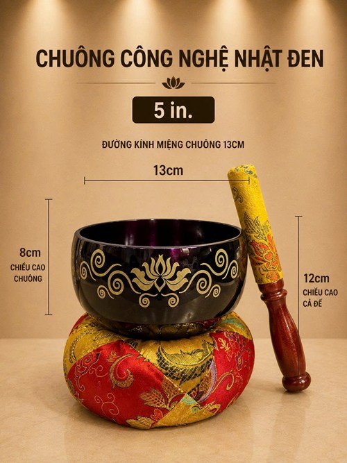 Chuông Nhật Đen 5in