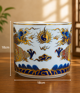 Bát Hương Rồng Vàng Phú Quý F18