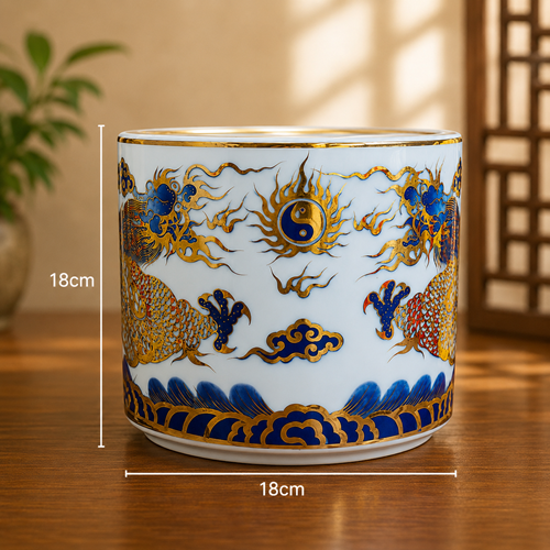 Bát Hương Rồng Vàng Phú Quý F18