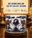 Bát Hương Vàng Nổi Lam F22