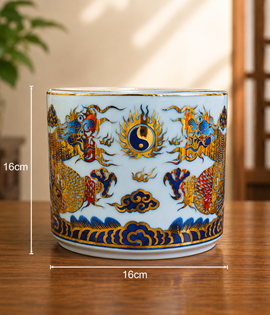 Bát Hương Rồng Vàng Phú Quý F16