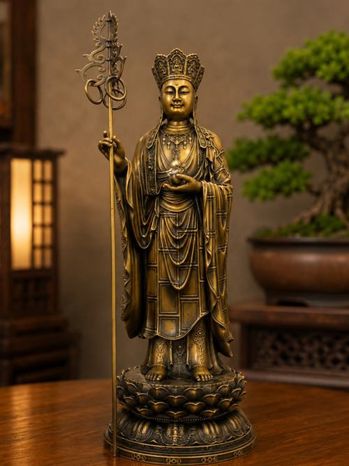 địa tạng đứng 48cm