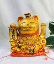 Mèo ngoắc tay vàng 10in