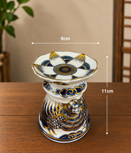 Chân Nến Vàng Nổi Lam