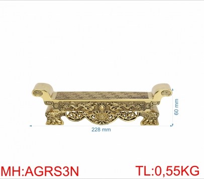 ÁN GẤM RỒNG SEN 3 LY