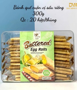 Bánh quế cuộn vị sầu riêng 300g