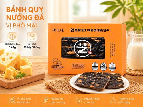Bánh quy phô mai nướng 190g