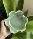 bát hoa kèm đế 16cm xanh thiên thanh