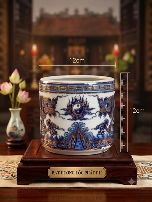 bát hương lộc phát F12