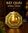 bát quái đồng 11cm gương