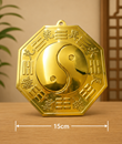 bát quái đồng 15cm âm dương