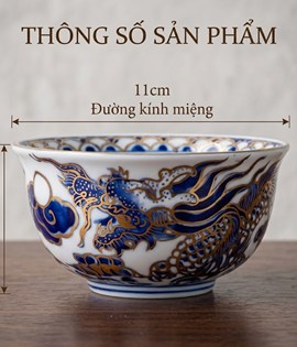 bát vàng nổi lam