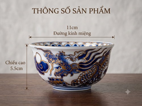 bát vàng nổi lam